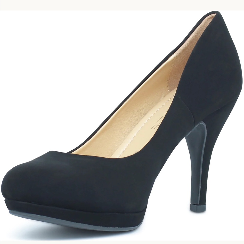 BLACK comfort pumps new heels